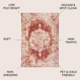 thumbnail image 3 of JONATHAN Y MDP403F-5 Rosalia Cottage Medallion Peach/Ivory 5 ft. x 8 ft. Area Rug, 3 of 10