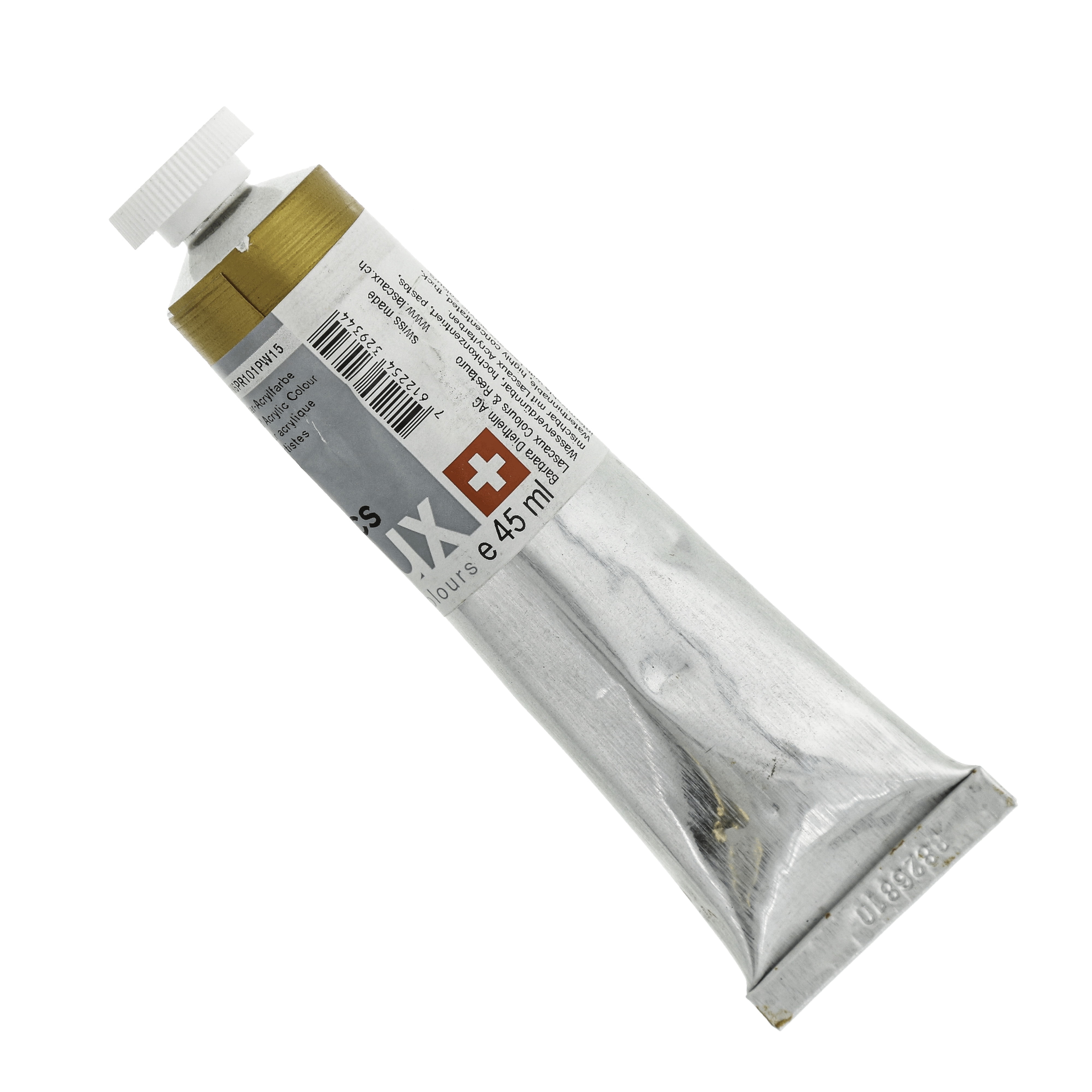 Lascaux Artist Acrylics - Kings Gold, 45 ml tube