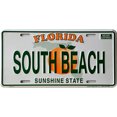 thumbnail image 1 of Placa Metal Vintage South Beach Arte Pintura Hierro Rectangular 30x15 Cm, 1 of 8