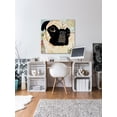 thumbnail image 5 of "Pug Mug" Painting Print on Wrapped Canvas, 5 of 7