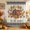 Orange, Brown, Beige, variant on Thanksgiving Shower Curtain, Waterproof Shower Curtains for Bathroom, Fall Pumpkin Rugby Maple Leaf Gingham Washable Fabric Bathtub Curtain Set Bath Decor with 12 Hooks Stall 36"x72"