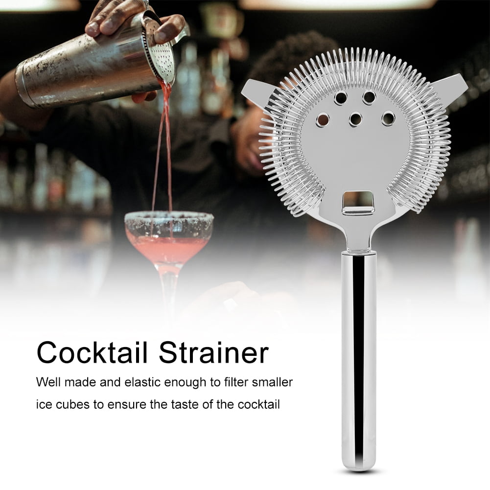 Ice Strainer,Ice Cubes Cocktail Martini Drinks Shaker Mixer Filter Strainer 