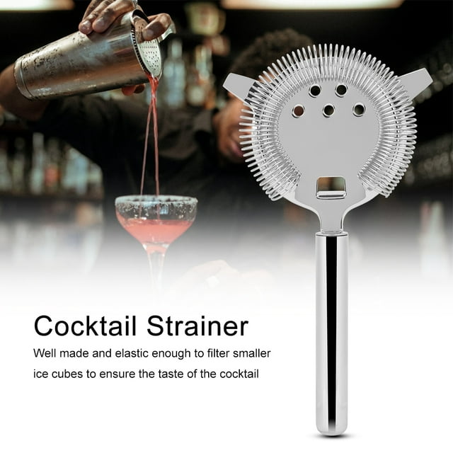Colador de barra colador de cóctel oro rosa plata opcional para bartenders mixólogos
