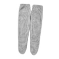 thumbnail image 5 of Thigh High Socks over Knee Boot Socks Stocking Winter Long Plush Leg Warmers Grey, 5 of 7