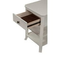 thumbnail image 4 of Home Square 2 Piece Bedroom Set with Two 1 Drawer Wood Nightstand in White, 4 of 4