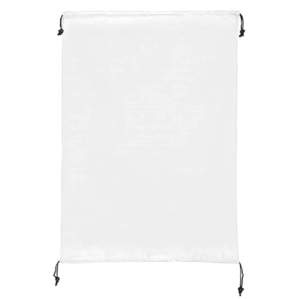 Hanging Flower Basket Frost Cover 27.5 x 39 Inch Large Dual Drawstring