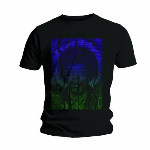 Jimi Hendrix Men's Swirly Text T-shirt Small Black