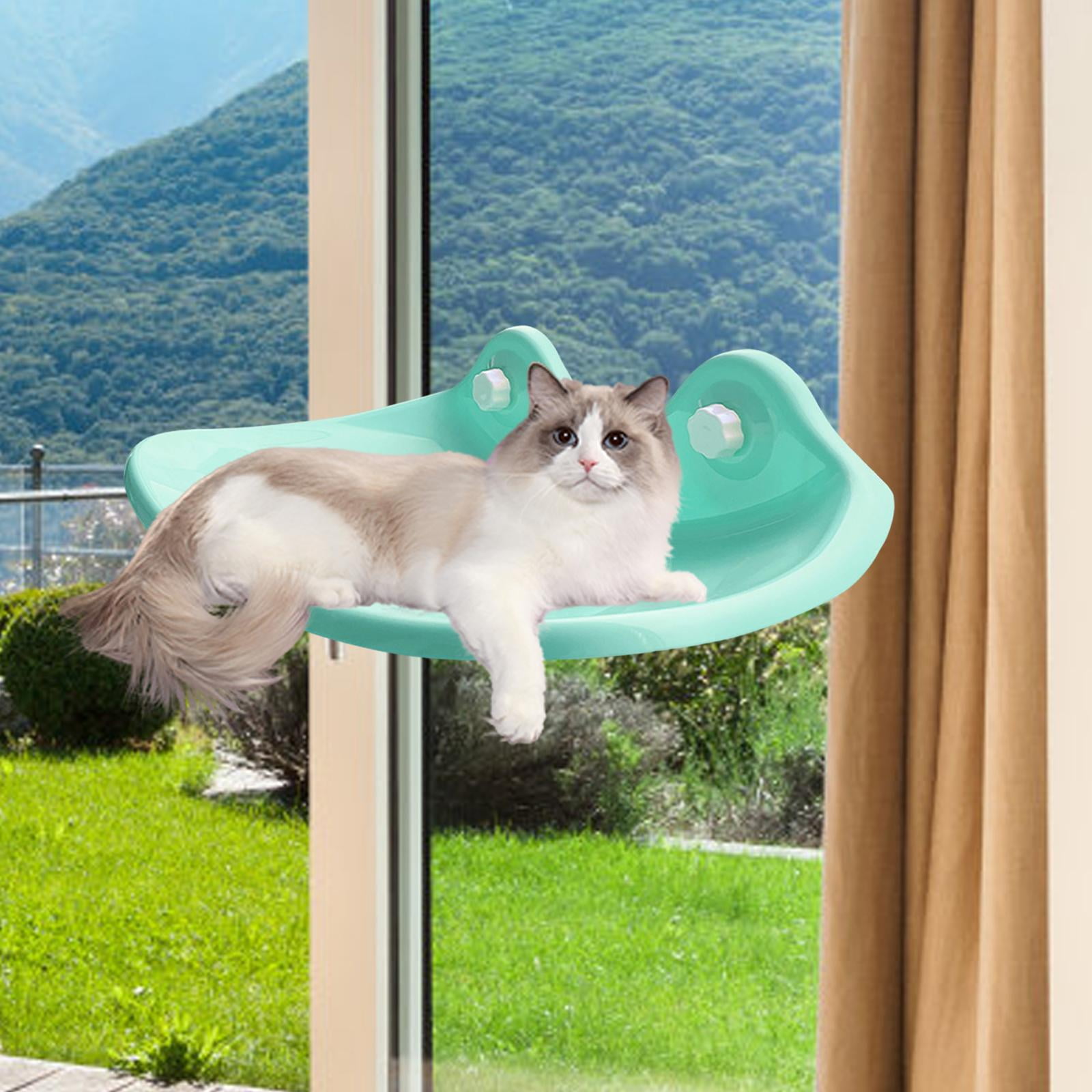 Bvdfgk Cat Hammock for Window Pet Supplies Pet Furniture Accessory Professional Premium Light Blue