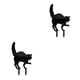thumbnail image 1 of Injueey Acrílico Añade un toque espeluznante al patio con silueta de gato Letreros de patio de Halloween Silueta de gato espeluznante A 2Conjunto, 1 of 6