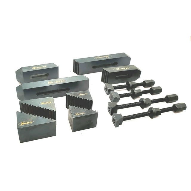 Assorts 24 Pcs Clamp Kit Set M6 (6 mm) For Rotary Tables, Milling Tables, Face Plates & Vertical Slide