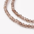thumbnail image 3 of Natural Smoky Quartz Bead Strand Round Faceted 2mm Hole: 0.5mm 164pcs/strand 15.8 inch(40.2cm), 3 of 3