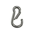thumbnail image 2 of Attwood 12415L3 Marine Carabiner — Spring-Loaded Closure, Stainless Steel, 575-Pound Max Safe Load, 5/16-In. x 3 1/8-In. Long, 2 of 5