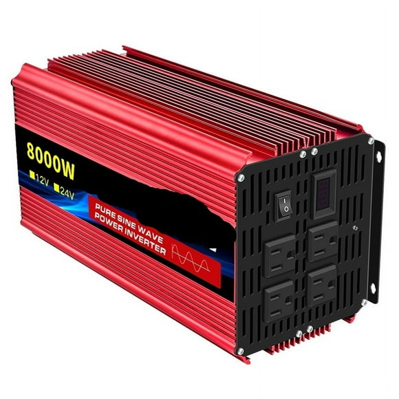 Pure Sine Wave Inverter DC12V/24V To AC 60HZ 1600W 2500W 3500W 4500W 5000W 6000W 7000W 8000W Power Converte ,Easy to Use