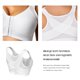 thumbnail image 5 of Soidarity Sujetador de realce, novedad, sujetadores de realce para mujer, ropa interior transpirable, soporte deportivo a prueba de golpes, chaleco de Uniforme atlético Blanco XXL Soidarity OD000595-05, 5 of 6
