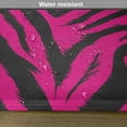 thumbnail image 6 of Ambesonne Teen Room Place Mats Set of 4, Hot Pink Zebra Skin, Standard Size, Magenta and Black, 6 of 6