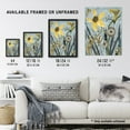 thumbnail image 3 of Artery8 Abstract Daffodils Bloom Rustic Artwork Spring Living Room Artwork Framed Wall Art Print A4, 3 of 5