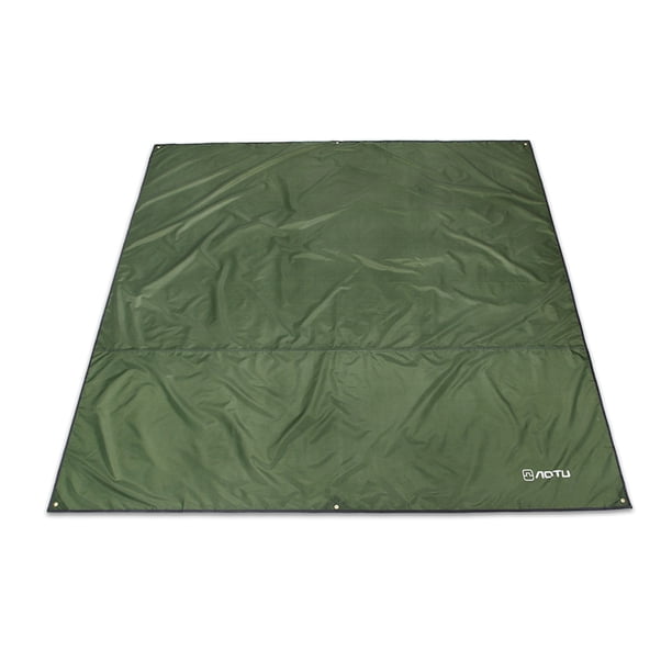 Sand Beach Manta Bolsillo Camping Mat de Camping Terreno al aire libre Mochila multifuncional Escalada a prueba de humedad Sol Canopy Pad Tarp Army Green S tholdsy OD011051-07