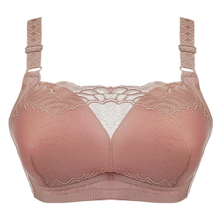 

Pedort Pumping Bra Hands Free Lace Desire Underwire Bra Full-Coverage Lace Bra with Underwire Cups Plunging Underwire Bra for Everyday Comfort Rose Gold 105