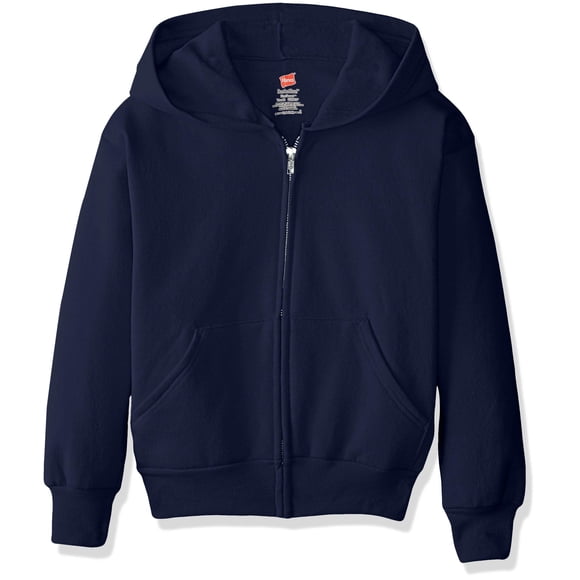 Sudadera con capucha Eco Smart de forro polar Hanes talla X-Large azul marino