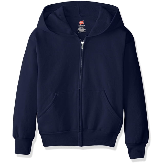 Sudadera con capucha Eco Smart de forro polar Hanes talla X-Large azul marino