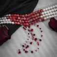 thumbnail image 3 of Collar gótico de mordedura de vampiro shaofei perlas de cuatro capas ajustable, 3 of 4