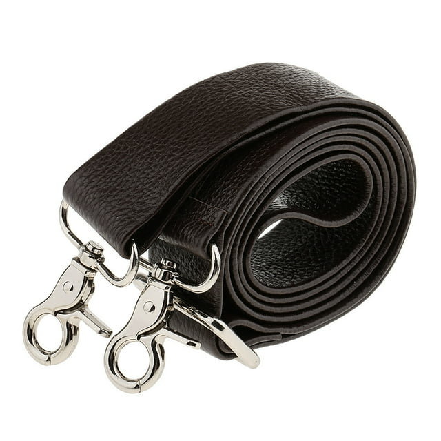 Langgg Coffee Mens Leather Crossbody Replacement Bag Accessories Handle Strap 150cm