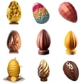 thumbnail image 3 of Moldes de silicona para huevos de Pascua, molde grande 3D para Chocolate, decoración de Pascua, 3 of 4