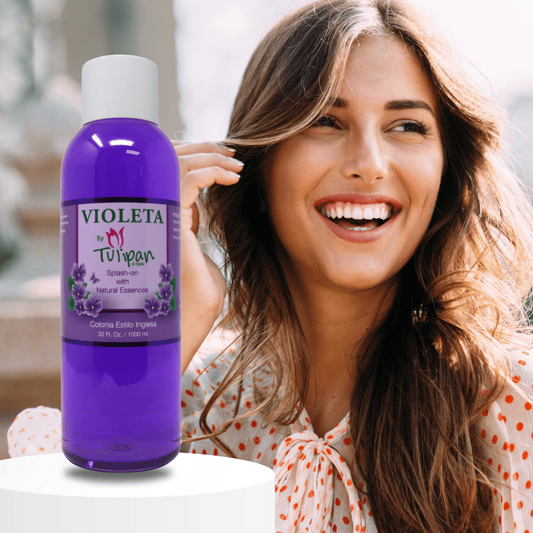 Tulipan de España Violeta Cologne, English Style Splash – 32 fl oz