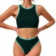 thumbnail image 5 of Traje de baño de una pieza para mujer Traje de baño de una pieza de color sólido para mujer Traje de baño de bikini de moda con cuello en V Traje de baño de moda de playa para mujer Trajes de baño de, 5 of 9