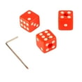 thumbnail image 4 of Boutons de Contrôle de Volume de Guitare, Boutons de Tonalité de Volume de Forme de dés d'Usure 3PCS avec 1 Clé pour Guitare Électrique Noir, Rouge, Blanc, 4 of 8