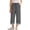 Dark Gray, variant on Girls High Waist Like Striped Culottes Pants With And Pockets Straight Leg Cropped Wide Leg Trousers ,Baggy Relaxed Fit Casual PantsSize 5-6 Years ,Pink