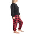 thumbnail image 4 of Ensemble de Pyjama en Peluche Sherpa pour Femmes et Plus Violet/diamant Moyen, 4 of 4