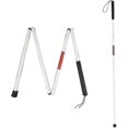 thumbnail image 1 of Blind Cane, White Cane, Walking Cane For The Blind, Foldable Blind Cane--, 1 of 3
