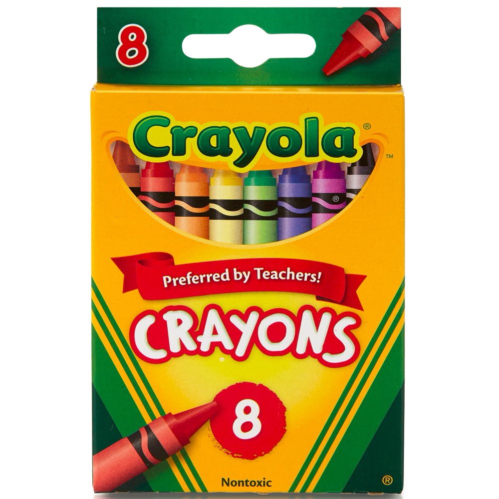 Crayola Classic Crayons 8 count in Primary colors
