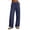 Navy(Great Pants), variant on ZHYou No Boundarie Casual Sweatpants for Women Flared Solid Color Drawstring Baggy Fit Loungewear & Outdoor Trousers with Pockets,Wine,Size L