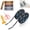 Black*2, variant on Flexible Caulk Moulding Trim Strips,Self-Adhesive Gap Beautifying Tape (6 m / 19.7 ft),Silicone Sealant Caulking Strip for Stove, Sink,Toilet&Bathtub,Waterproof Peel and Stick Sealing Tape (Black)