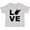 AC-Heather Grey, variant on Inktastic Love West Virginia Boys or Girls Toddler T-Shirt