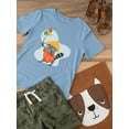 thumbnail image 3 of Raccoon With A Sword T-Shirt Toddler -Image by Shutterstock,  3 Toddler, 3 of 4