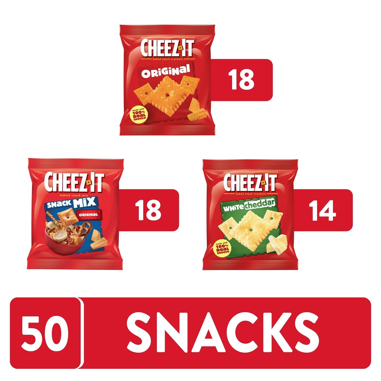 Cheez-It Snack Mix and Baked Snack Crackers Variety Pack