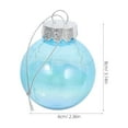 thumbnail image 2 of 6 PCS Decorations Foldable Tray Christmas Balls 8.00X6.00X6.00CM Sky-blue, 2 of 8