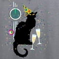 thumbnail image 3 of CafePress - Chat Noir New Years Party Countdown Sweatshirt - Crew Neck Sweatshirt, 3 of 4