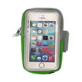 thumbnail image 1 of Unique Bargains 1 Pce Support de Téléphone Classique avec Fermeture Éclair pour Randonnée Gym Néoprène PVC Vert, 1 of 3