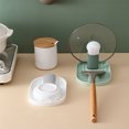 thumbnail image 3 of Decodeary Spoon Holder Rest Plastic Cooker Storage Rack Restaurant Pot Lid Tableware Support Kitchen Cooking Gadgets Supplies White 1Set, 3 of 6