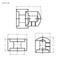 thumbnail image 2 of 2 Ensembles Boutons de Contrôle Empilables Doubles pour Guitares Électriques Couleur Or, 2 of 7