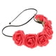 thumbnail image 3 of Moda boda novia mujeres flor color diadema diadema accesorios para el cabello rojo, 3 of 5