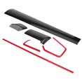 thumbnail image 3 of Loewten Dashboard Decoration Sticker, Durable Console Center Cover Trim With Double-sided Adhesive Paste For Decoration, 3 of 8