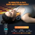 thumbnail image 4 of Famedio Heated Neck Stretcher Cervical Traction Device, Graphene Heating Pad Chiropractic Pillow for Neck & Shoulder Pain Relief, 4 of 7