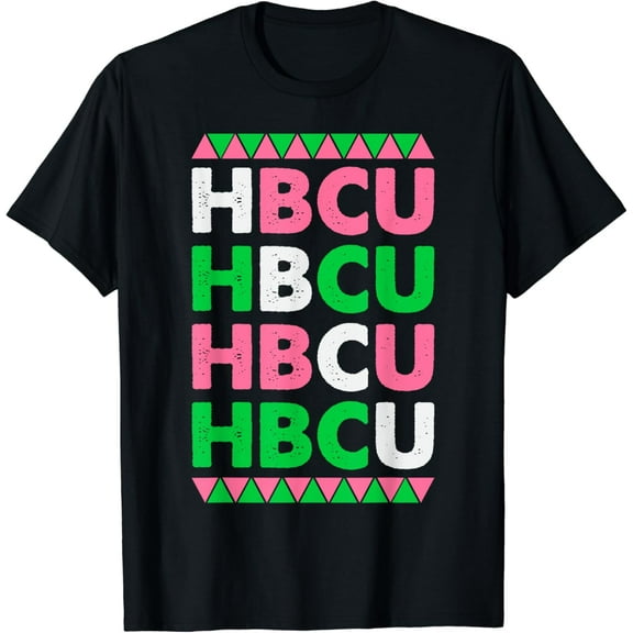 t-shirt HBCU Pink and Green. Historically Black College University T-Shirt mens t shirt，black，women，funny，misfits，men，journey