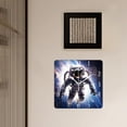 thumbnail image 3 of 16 Inch Wall Clock Battery Operated Square Clock Decorative for Office, Kitchen, Outdoor, Living Room，Astronaut Beautiful Design, 3 of 4