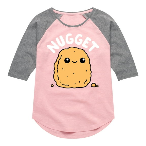 Instant Message - Nugget - Girls Shirt Tail Raglan